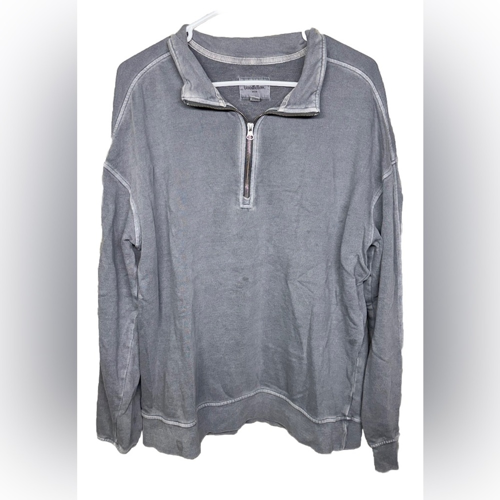 Goodfellow & Co | Men's 1/4 Zip Pullover Shirt | Gray Size: L | Pre-Owned